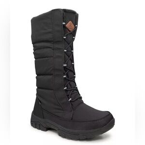 KAMIK Seattle3 Black Tall Lace-Up Winter Boot